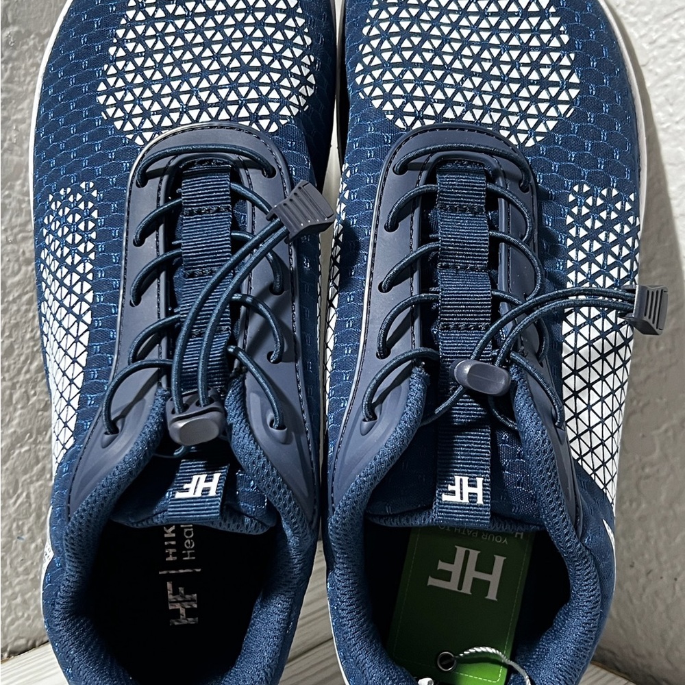 Men's Lightweight Navy Athletic Sneakers - Breathable Casual Trainer - Picture 2 of 12